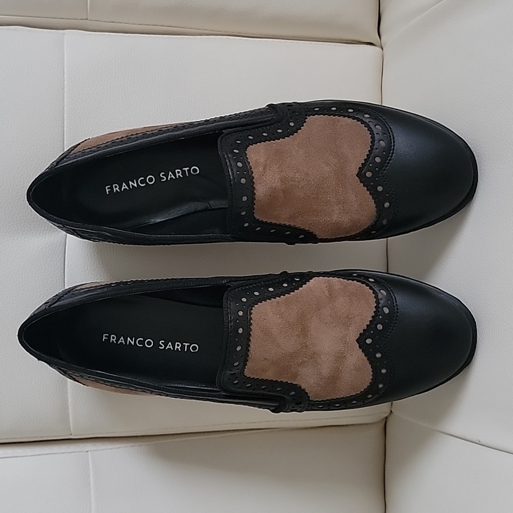 LN Franco Sarto leather Tibby loafers